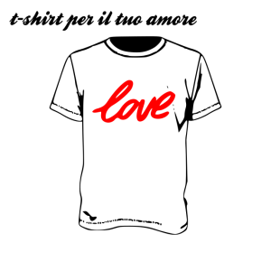 magliette stampate amore san valentino