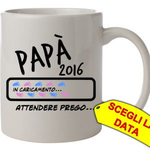 tazza caricamento futuro papà