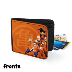 fronte portafoglio dragonball dragon ball crilin goku genio delle tartarughe originale gadget figo comodo regalo