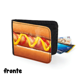 fronte portafoglio hotdog gadget cibo cuoco chef regalo