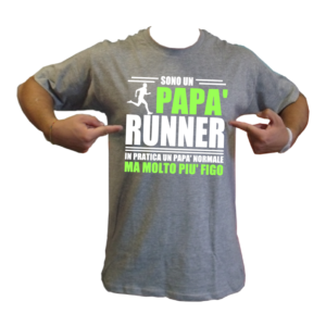 t-shirt papà runner