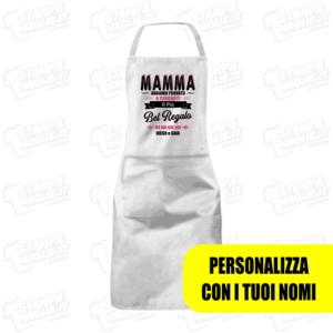 Grembiule mamma abbiamo provato a cercati il più bel regalo ma hai già noi festa della mamma sorpresa gadget personalizzato stampa stampato 24ore last minute