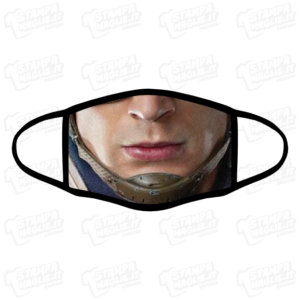 Mascherina Capitan America lavabile personalizzata bordo nero sublimatico stampata protezione covid divertente personaggio famoso film cartoni marvel viso faccia