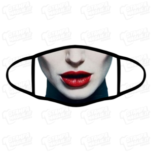 Mascherina Maleficent Malefica bordo nero lavabile personalizzata sublimatico stampata protezione covid divertente personaggio famoso film cartoni la bella addormentata nel bosco viso faccia