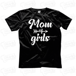 T-shirt Mom of girls mamma di bambine regalo festa della mamma mother mother's day regalo last minute 24 ore