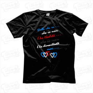 T-shirt la sampdoria dille che io non l'ho tradita maglietta maglia calcio divertente per tifosi simpatica