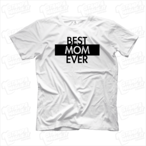 Tshirt maglia maglietta Best mom ever regalo festa della mamma