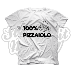 maglietta t-shirt maglia tshirt idea regalo lavoro 100% pizzaiolo