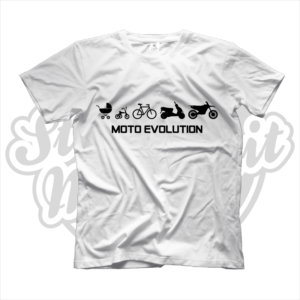 maglietta t-shirt moto evolution amanti moto motociclisti