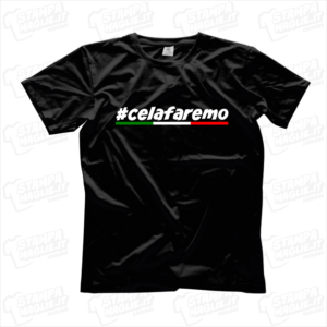 maglietta tshirt t-shirt covid-19 super celafaremo coronavirus maglietta simpatica pandemia covid19 italia