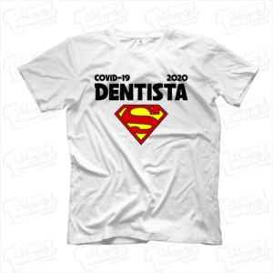 maglietta tshirt t-shirt covid-19 super dentista coronavirus maglietta simpatica pandemia covid19 italia