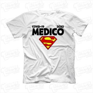 maglietta tshirt t-shirt covid-19 super medico coronavirus maglietta simpatica pandemia covid19 italia