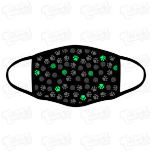 mascherina bordo nero gatto verde pet animale domestico gattaro gattara cucciolo cat personalizzata covid19 lavabile simpatica divertente sublimatica