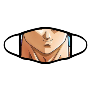 mascherina bordo nero goku dragon ball personalizzata covid19 lavabile