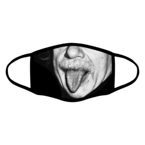 mascherina bordo nero heinstein lingua personalizzata covid19 lavabile